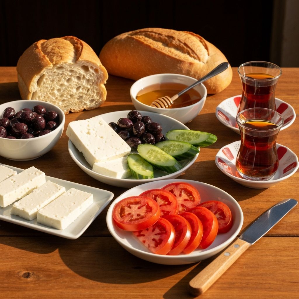 Klasik Kahvaltı Tabağı